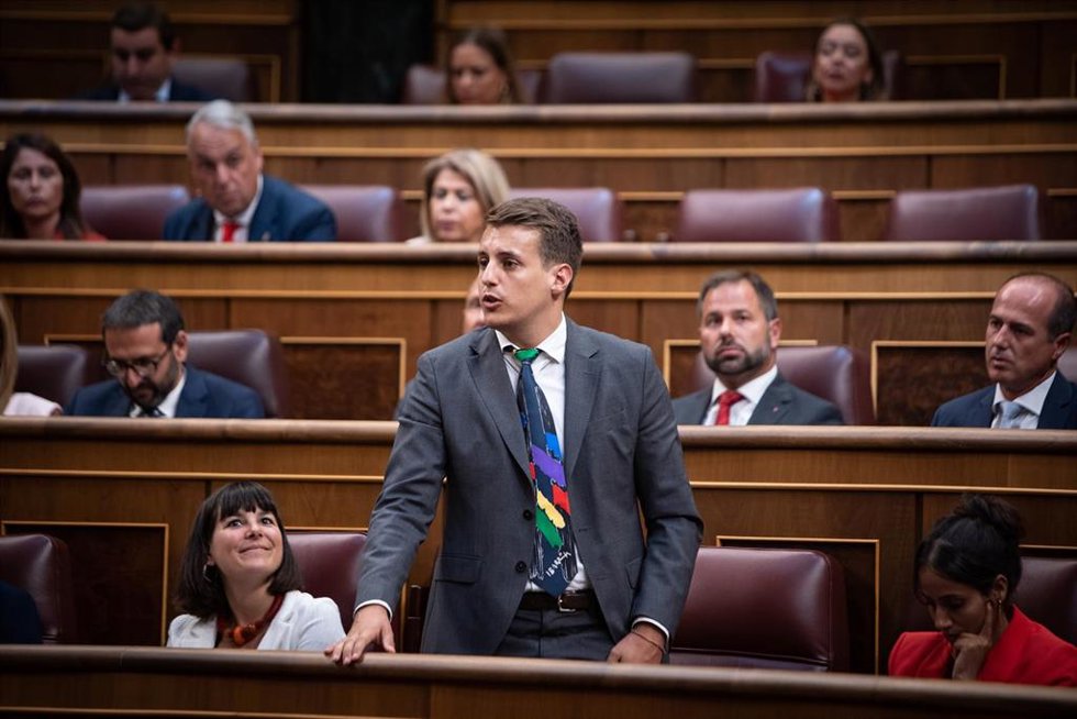 Archivo - El diputado de Sumar al Congreso Jorge Pueyo.
