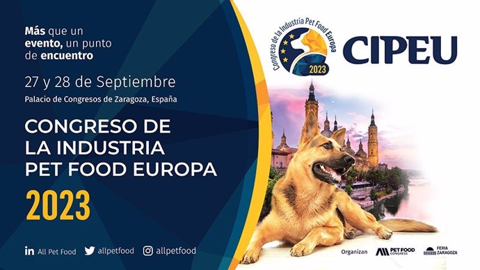 Más de 40 marcas de la industria europea de nutrición para mascotas se citan esta semana en CIPEU 2023, en el Palacio de Congresos.