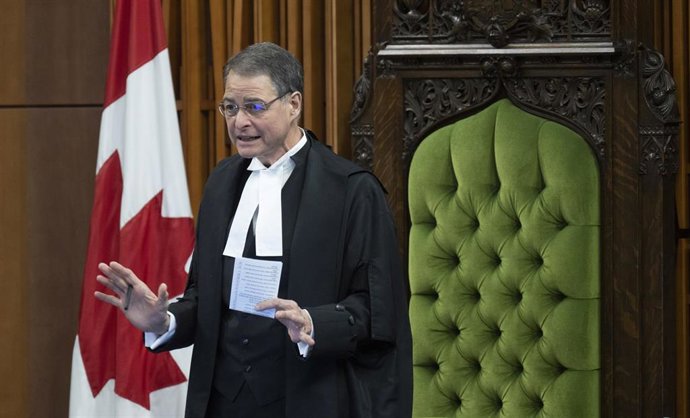 Archivo - Imagen de archivo del presidente del Parlamento de Canadá, Anthony Rota.