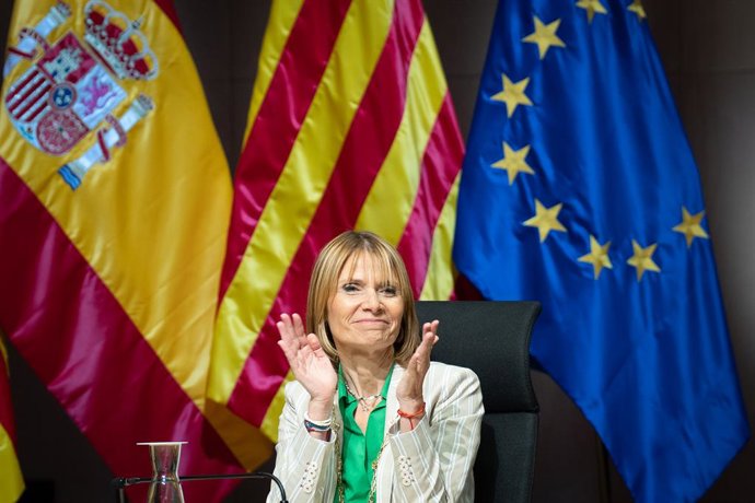 Archivo - La presidenta de la Diputació de Barcelona i alcaldessa de Sant Boi de Llobregat (Barcelona), Llusa Moret