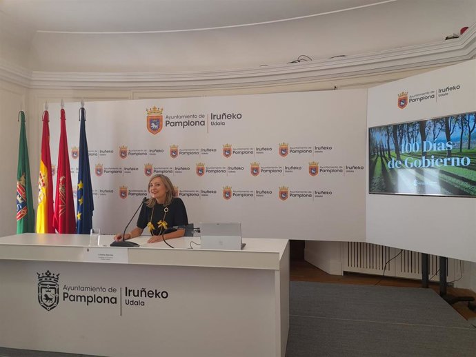 La alcaldesa de Pamplona, Cristina Ibarrola