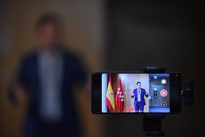 El portavoz del PSOE en la Asamblea de Madrid, Juan Lobato.