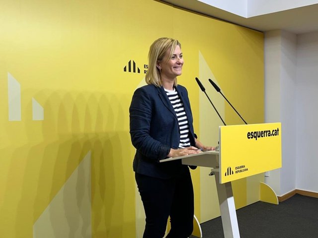 La portavoz de ERC, Raquel Sans