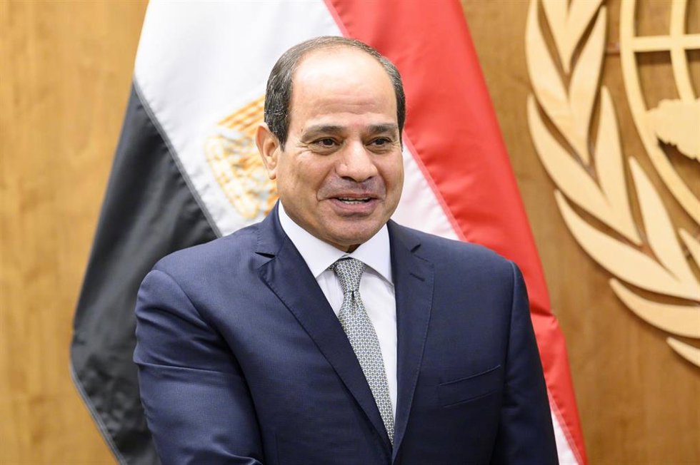 Archivo - El presidente de Egipto, Abdelfatá al Sisi