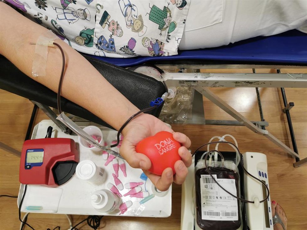 Archivo - Donación de sangre.