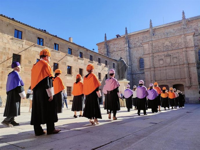 Acto de inauguración del curso 2023-2024 en la USAL