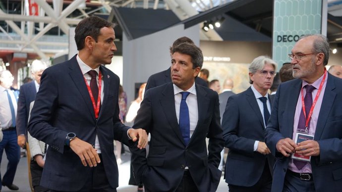 Carlos Mazón en Cersaie