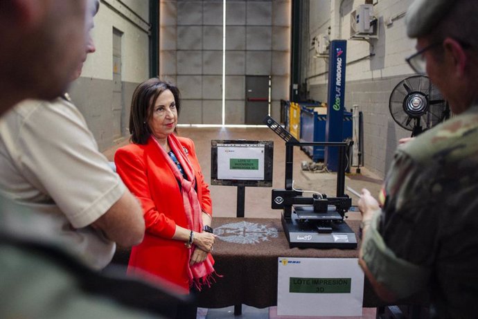 La ministra de Defensa en funciones, Margarita Robles, a 14 de septiembre de 2023, en Guadalajara, Castilla-La Mancha (España).