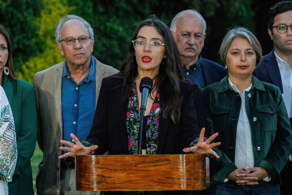 Archivo - La portavoz del Gobierno chileno, Camila Vallejo