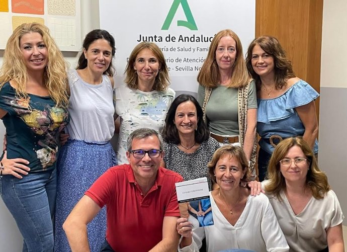 Equipo de fisioterapeutas del Distrito Sanitario Aljarafe-Sevilla Norte.
