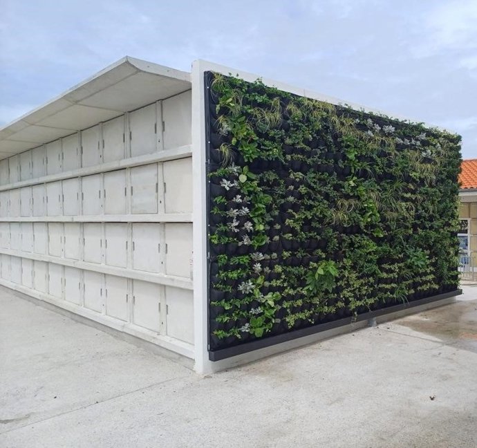 Nuevos nichos del cementerio de Ciriego