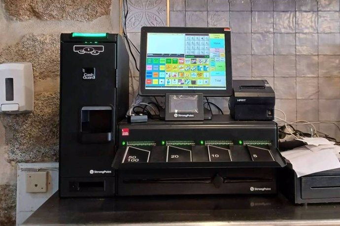La caja registradora inteligente CashGuard, comercializada por la empresa Telsystem.