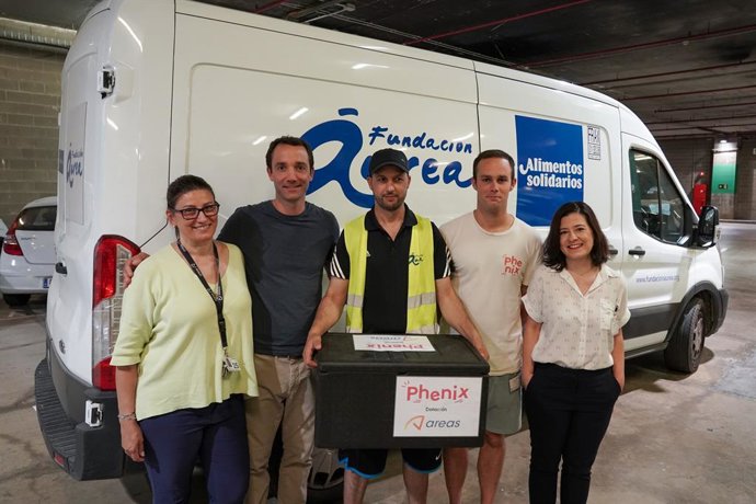 Archivo - Areas y Phenix trabajan en la redistribución de excedente de comida