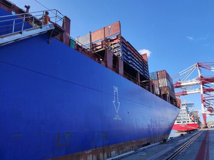 El vaixell Delphis Dansk de Cosco Shipping Lines