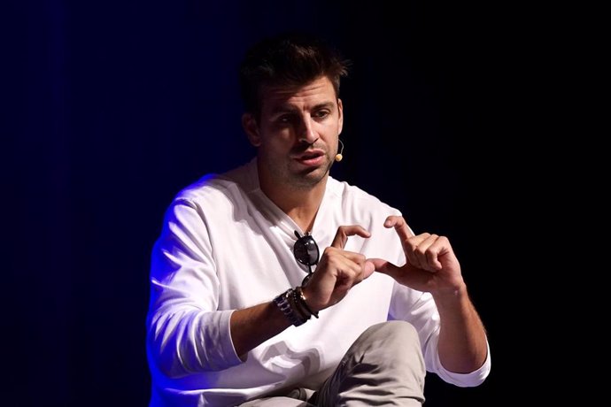 El exfutbolista y empresario Gerard Piqué,  durante su participación  en el foro Sun Tech en Málaga.