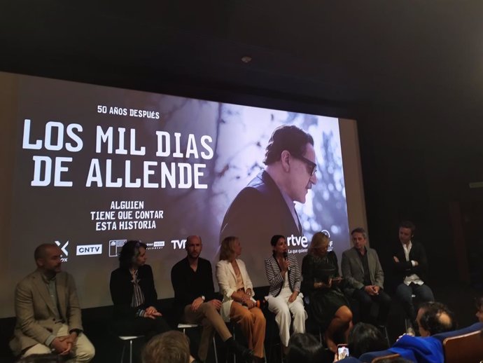 Presentación de la miniserie 'Los mil días de Allende'