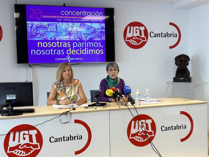 Rueda de prensa de la Comisión 8 de Marzo.