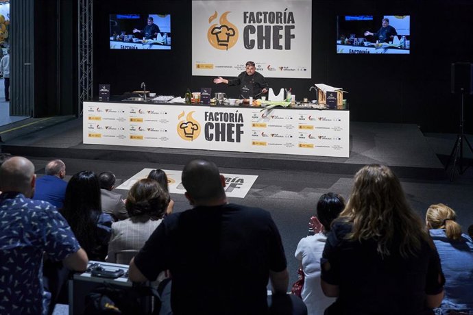 Archivo - Factoría Chef, el espacio showcooking de Fruit Attraction