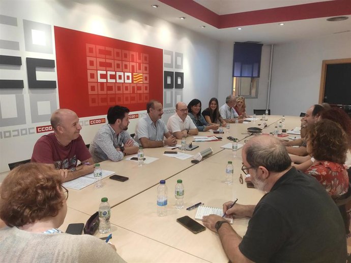 Comisión Ejecutiva Conjunta de CC.OO Aragón y UGT Aragón.