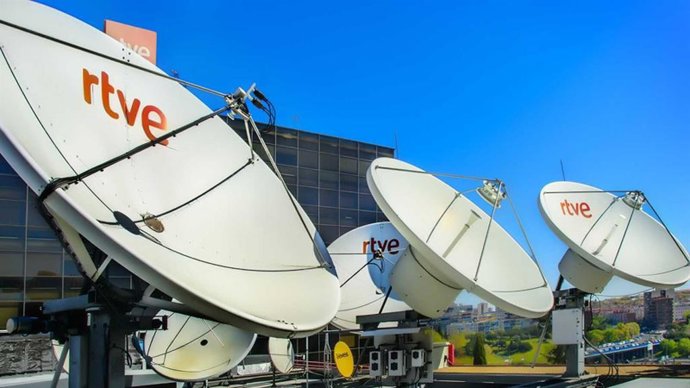 Archivo - Antenas de RTVE