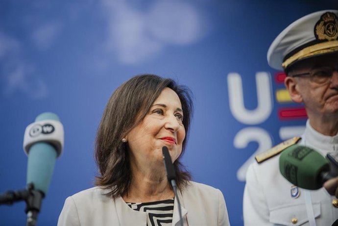 La ministra de Defensa en funciones, Margarita Robles, a 30 de agosto de 2023, en Toledo, Castilla-La Mancha (España). 