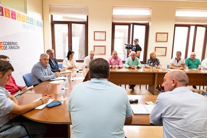 La reunión ha tenido lugar en el Departamento de Agricultura del Gobierno de Aragón.