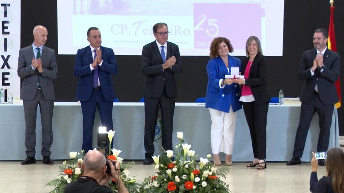Acto de conmemoración del 25 aniversario del Centro Penitenciario de Teixeiro (A Coruña).