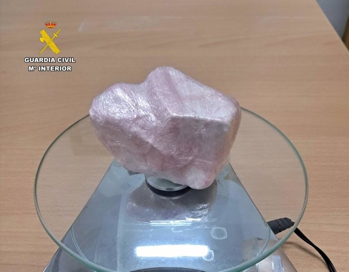 Cocaína aprehendida a un conductor en Trujillo.