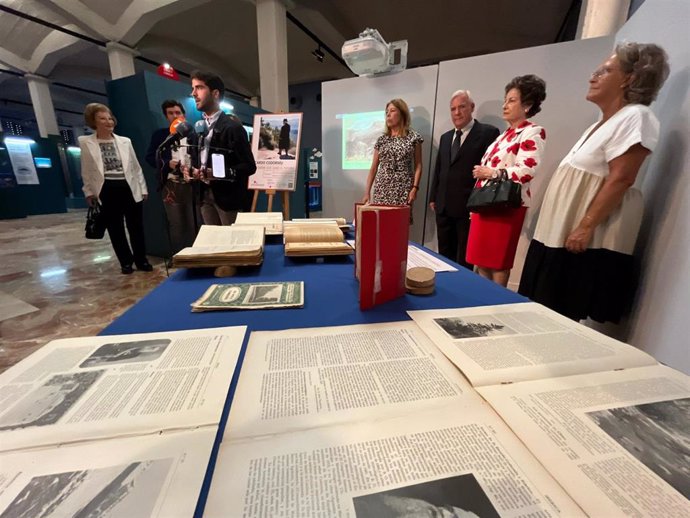 Inauguración de la exposición 'Codorníu. El hombre que soñó el futuro', un homenaje al ingeniero Ricardo Codorníu y Stárico (Cartagena, 1846-Murcia, 1923), en el Museo de la Ciencia y el Agua de Murcia