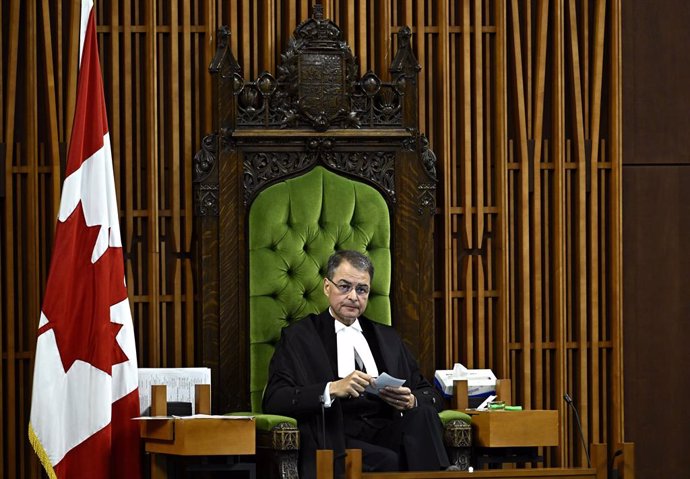 September 25, 2023, Ottawa, ON, CAN: Speaker of the House of Commons Anthony Rota speaks during Question Period in the House of Commons on Parliament Hill in Ottawa on Monday, Sept. 25, 2023.