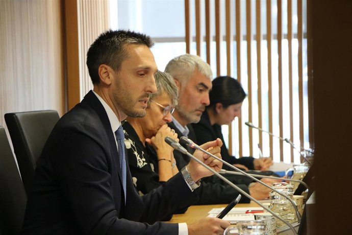 Galobardes durante su comparecencia