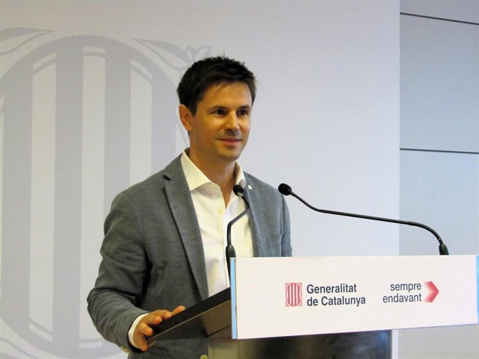 El director general de Transportes y Movilidad de la Generalitat, Oriol Martori, en declaraciones a los medios tras la reunión del Consejo del Taxi de este martes