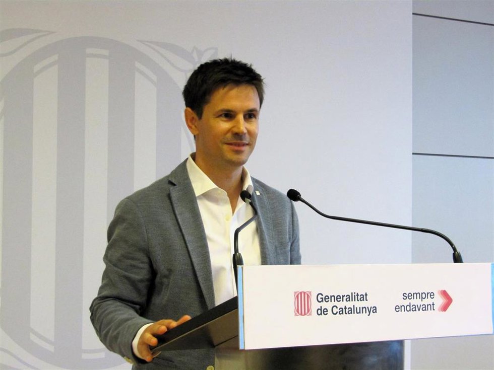 El director general de Transportes y Movilidad de la Generalitat, Oriol Martori, en declaraciones a los medios tras la reunión del Consejo del Taxi de este martes