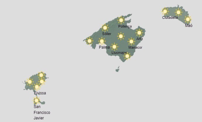 El tiempo hoy miércoles, 27 de septiembre, en Baleares.