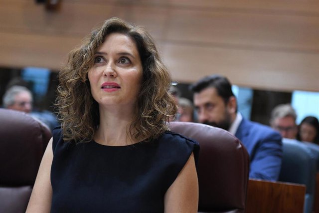 La presidenta de  la Comunidad de Madrid, Isabel Díaz Ayuso.