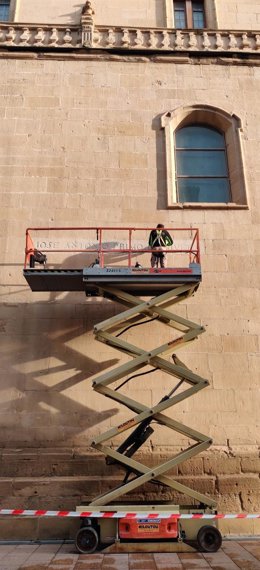 Comienzan las actuaciones en la Concatedral de la Redonda y Palacio, en cumplimiento de la Ley de Memoria Democrática