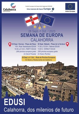 Rutas teatralizadas y de pinchos, degustaciones, talleres o Djs, en Calahorra por la Semana de Europa