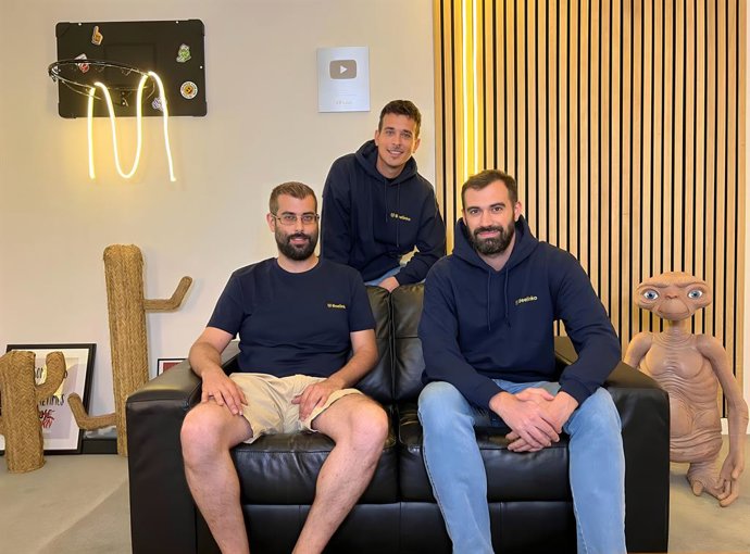 Oscar, Josep y Pedro.