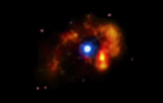 Imagen de Eta Carinae tomada por Chandra