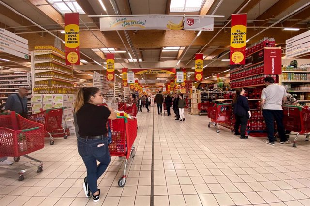 Archivo - Imagend e recurso de un supermercado.