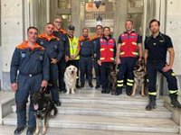 Equipos caninos de Samur y Bomberos trabajaron en el seísmo marroquí en pueblos donde no había llegado nadie tras 4 días