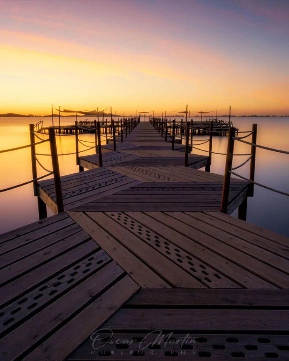 Una fotografía del Mar Menor, elegida como uno de los "rincones favoritos" de España