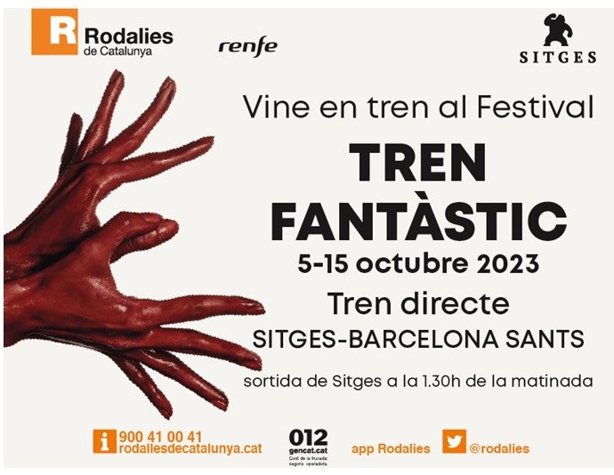 Tren Fantstic per al Festival de Sitges (Barcelona)