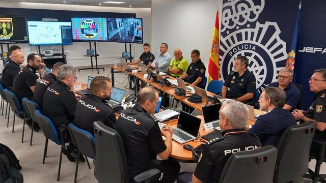 La Policía Nacional inicia el dispositivo especial de Seguridad con motivo de la cumbre de la Unión Europea en Murcia