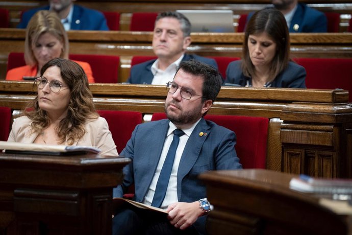 El president de la Generalitat, Pere Aragons