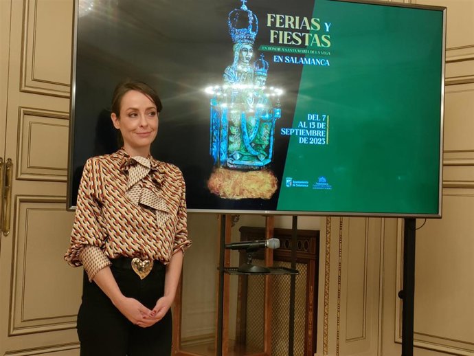 La concejal de Festejos y Tradiciones en Salamanca, Carmen Seguín