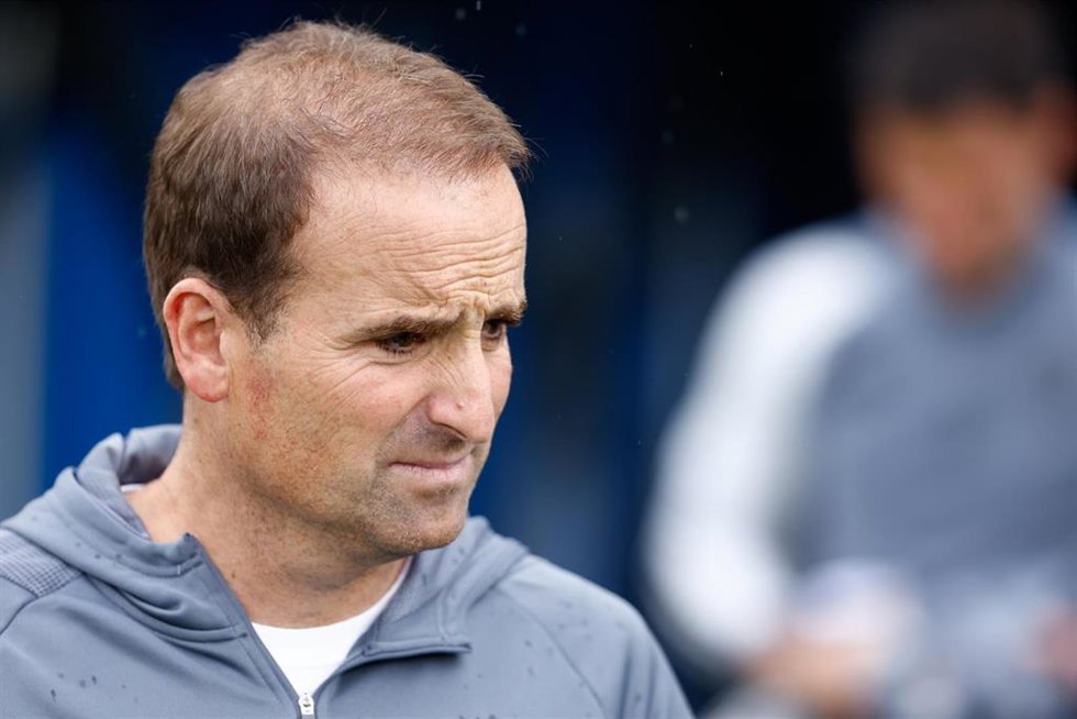 El entrenador del CA Osasuna, Jagoba Arrasate.