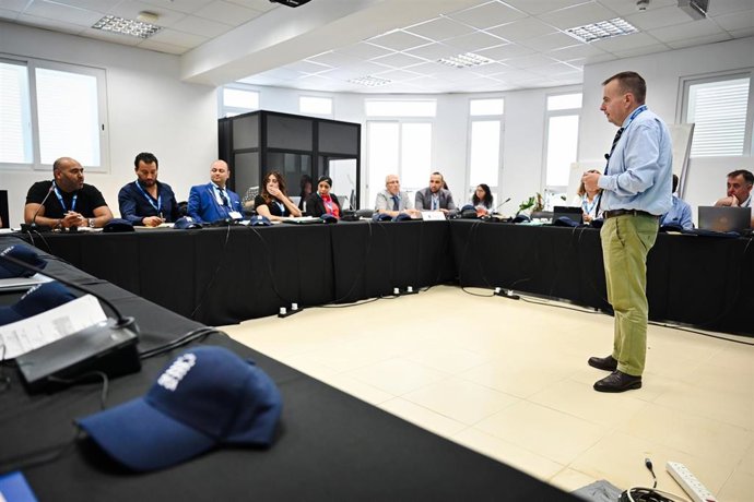 Formación del proyecto e-FishMed promovido por la Agencia Europea de Control de la Pesca (EFCA) en Malta.