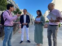 La Junta destaca que las obras de mejora de la avenida Villanueva en Pozoblanco cumplen los plazos previstos