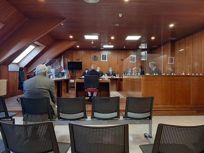 Archivo - El exalcalde de Noja Jesús Díaz declarando en el juicio contra él por el caso 'Nocanor'